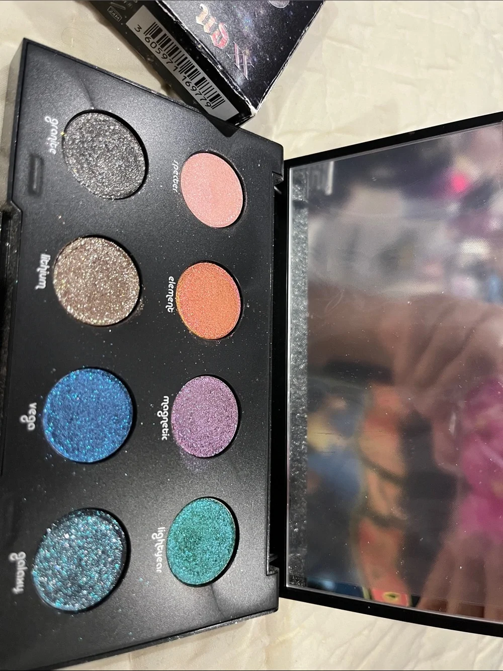 Urban Decay lightly swatched